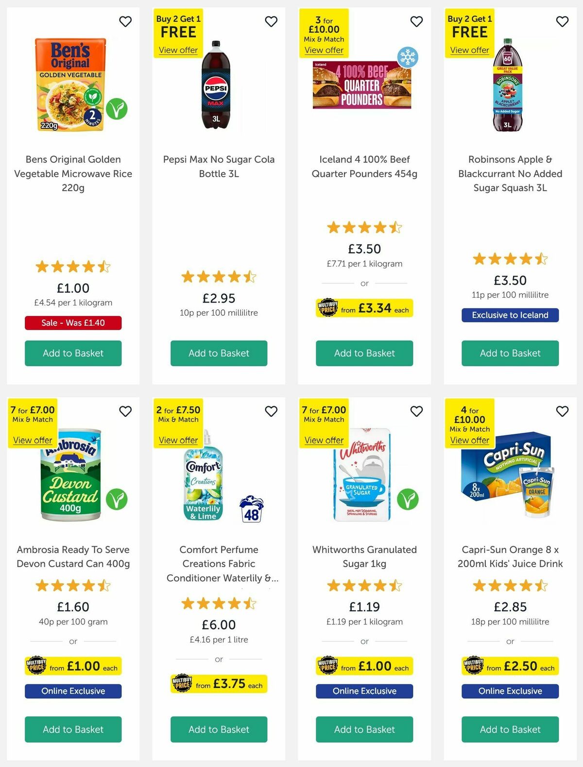 Iceland Offers from 3 July