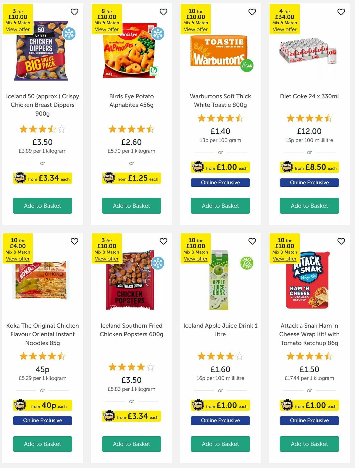 Iceland Offers from 3 July