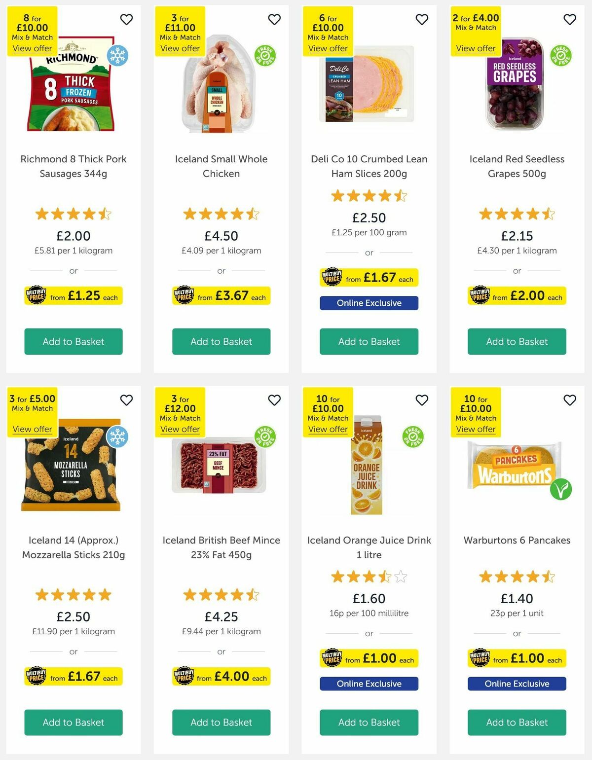 Iceland Offers from 11 July