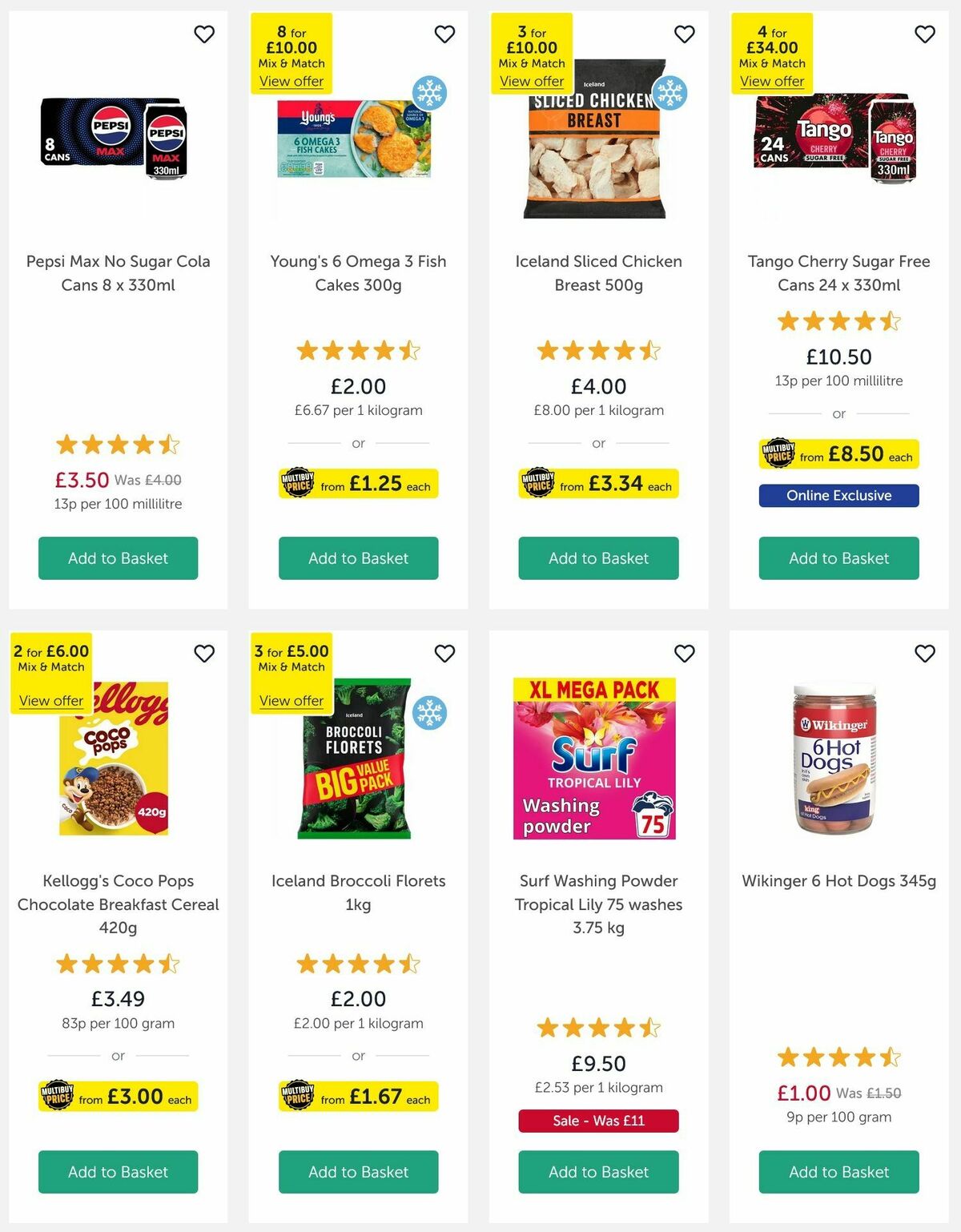 Iceland Offers from 11 July