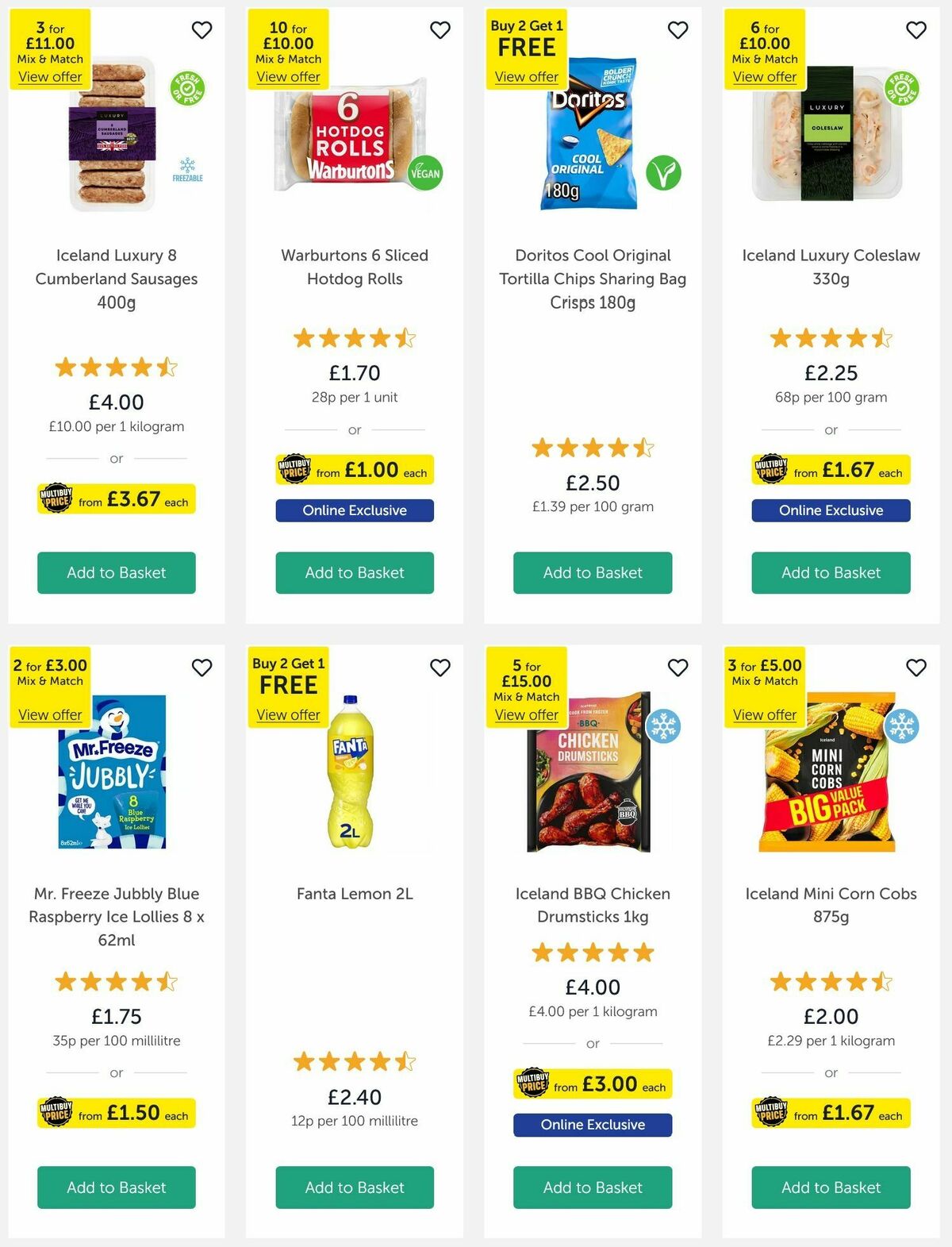 Iceland Offers from 11 July