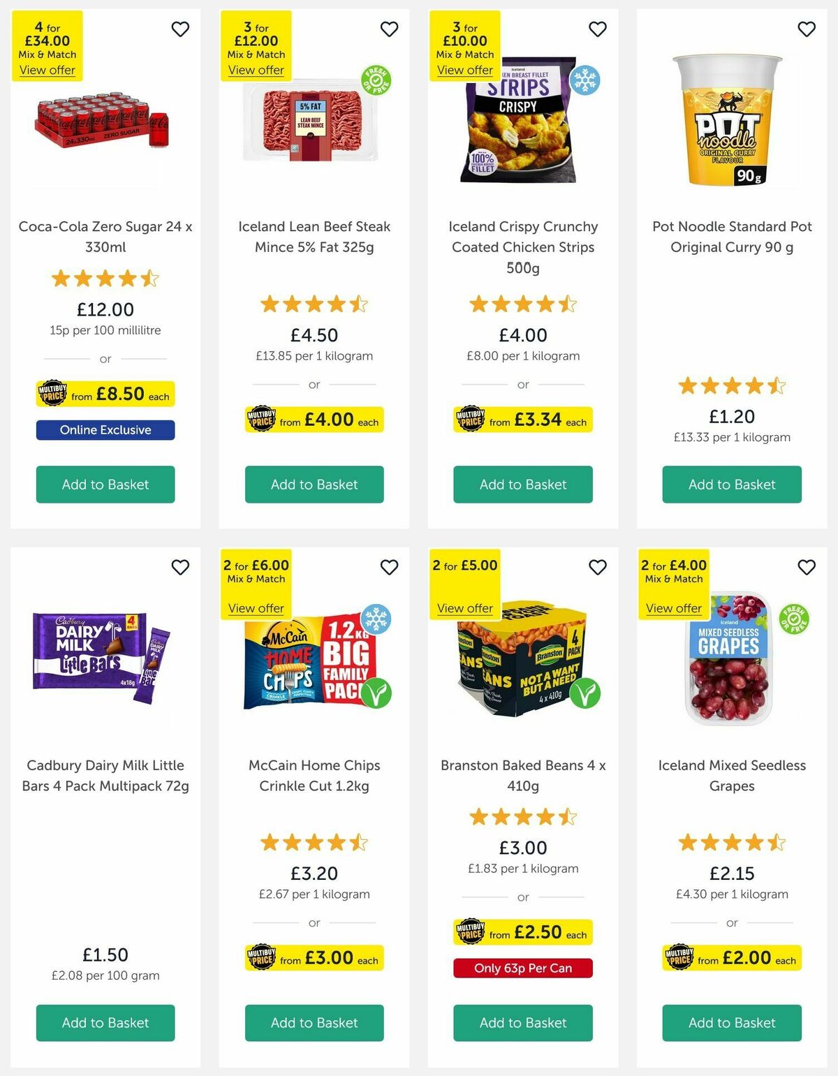 Iceland Offers from 11 July