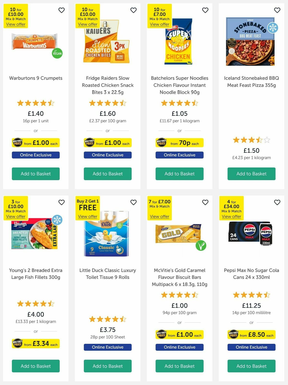 Iceland Offers from 11 July