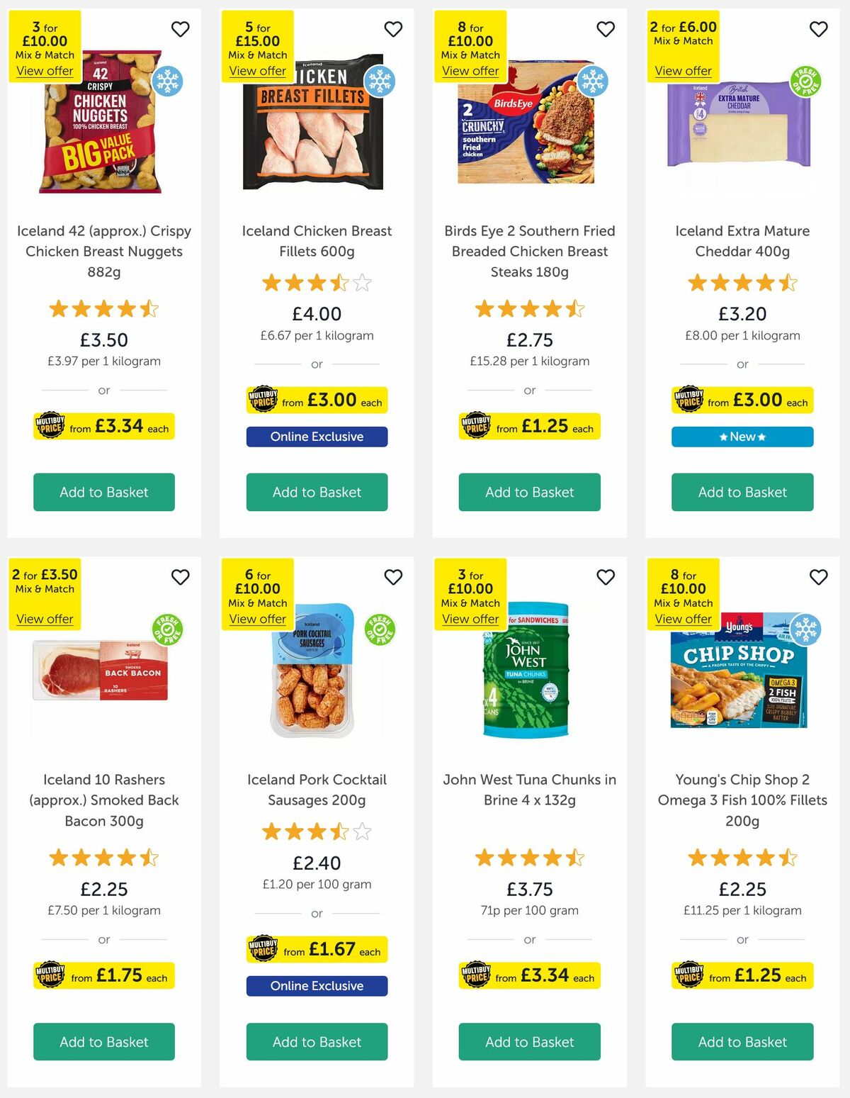 Iceland Offers from 25 July