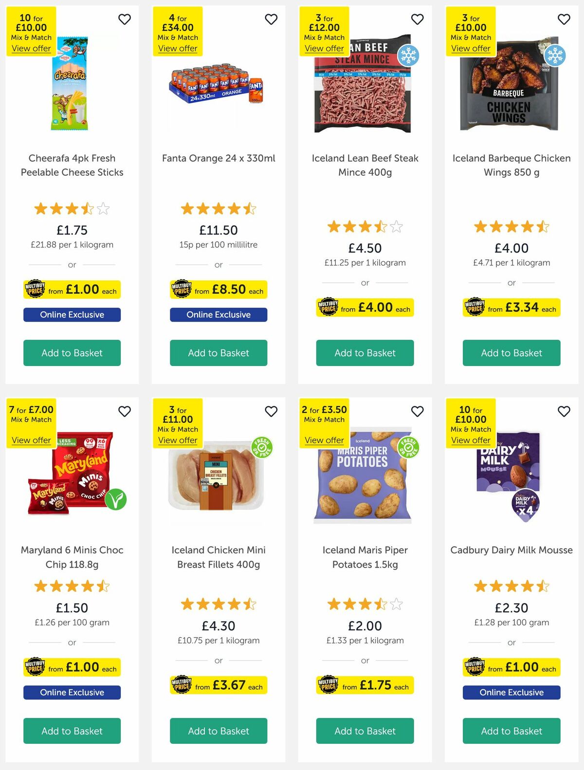 Iceland Offers from 25 July