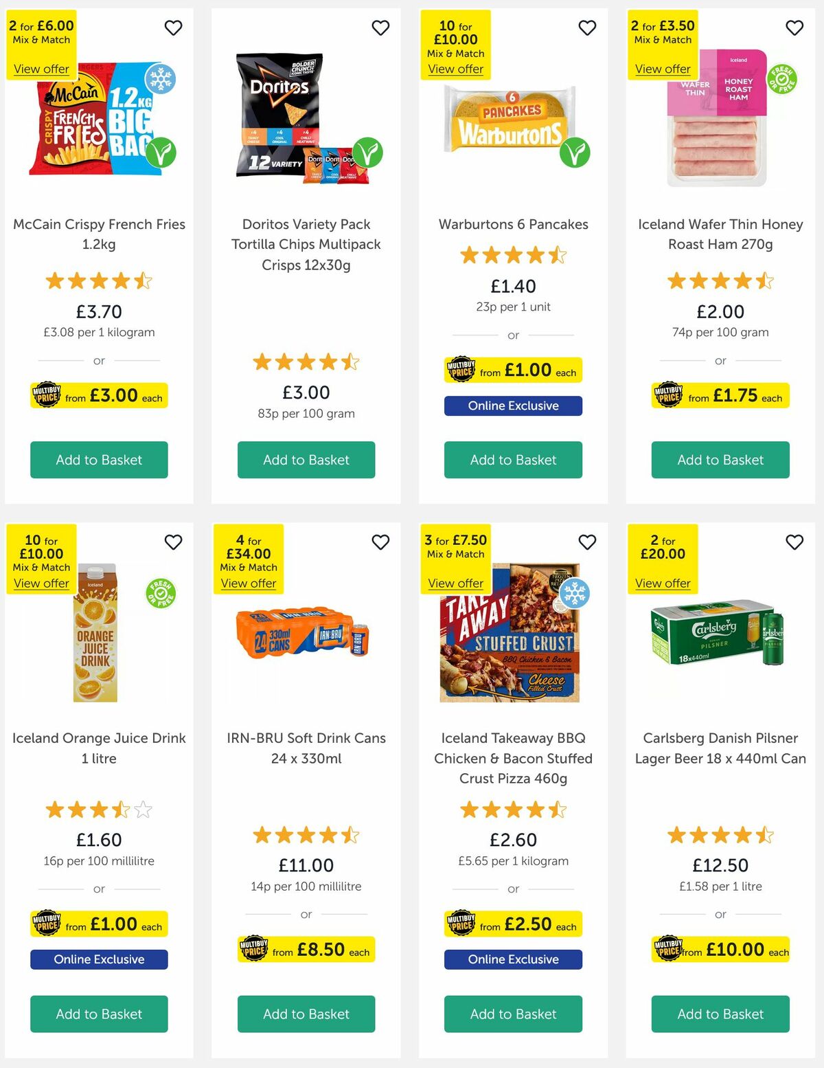 Iceland Offers from 25 July