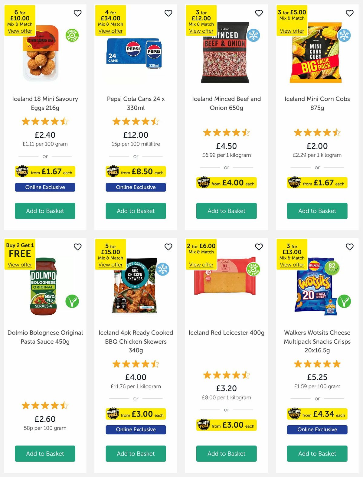 Iceland Offers from 25 July