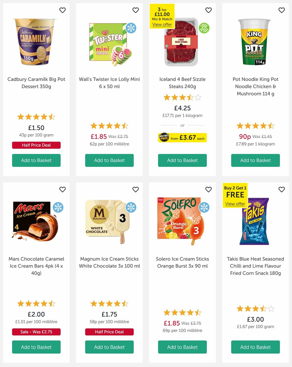 Iceland Offers from 25 July