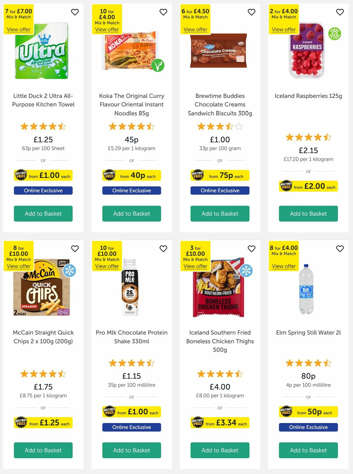 Iceland Offers from 25 July