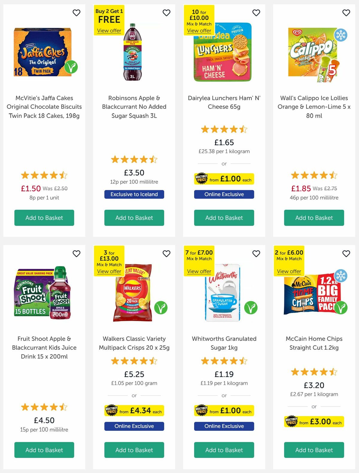 Iceland Offers from 25 July