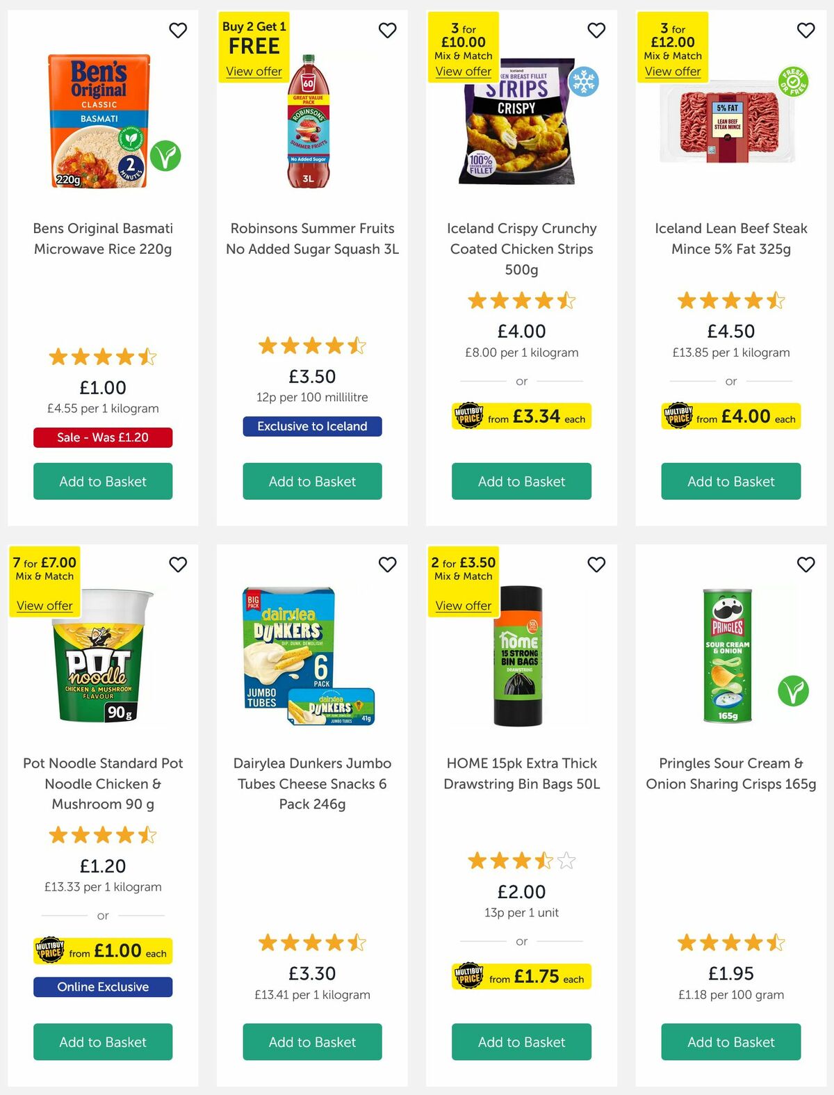 Iceland Offers from 25 July