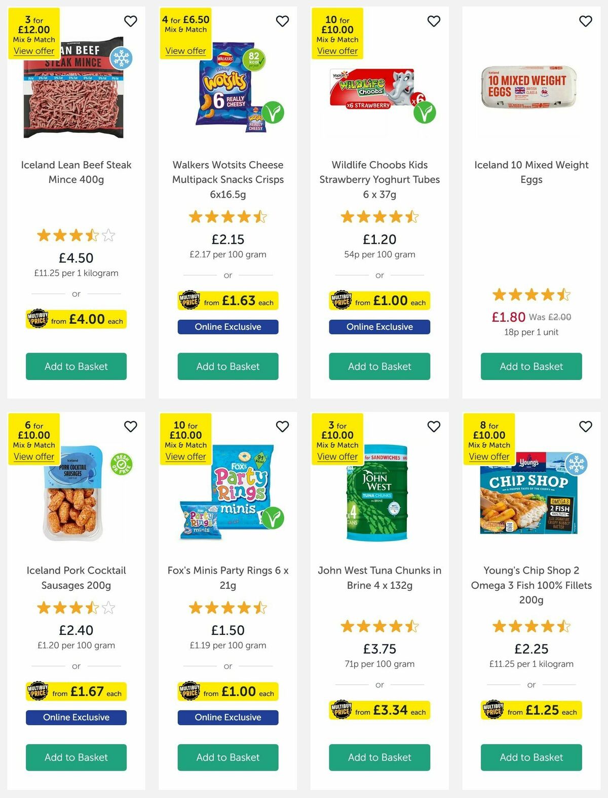 Iceland Offers from 1 August