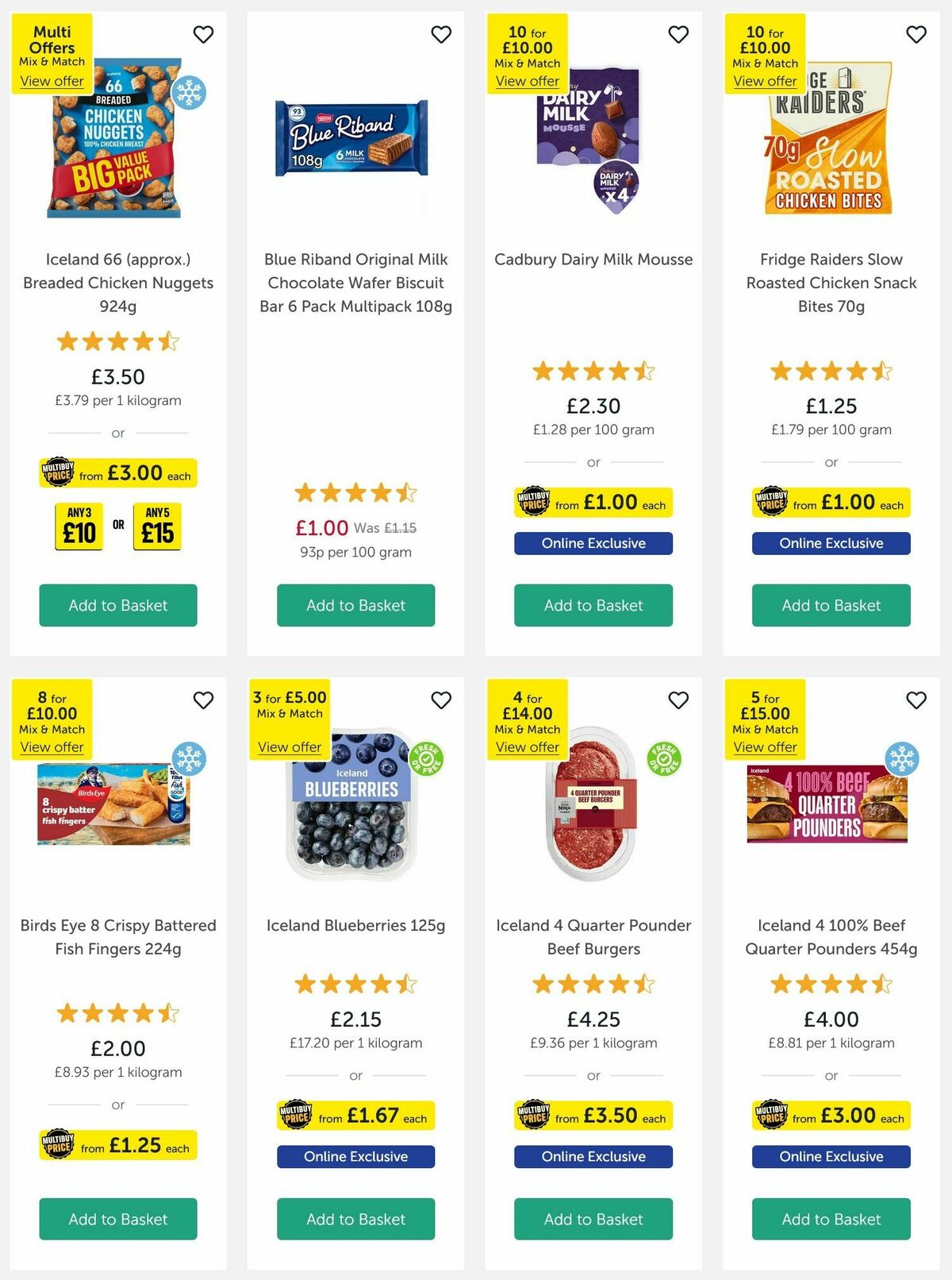 Iceland Offers from 1 August