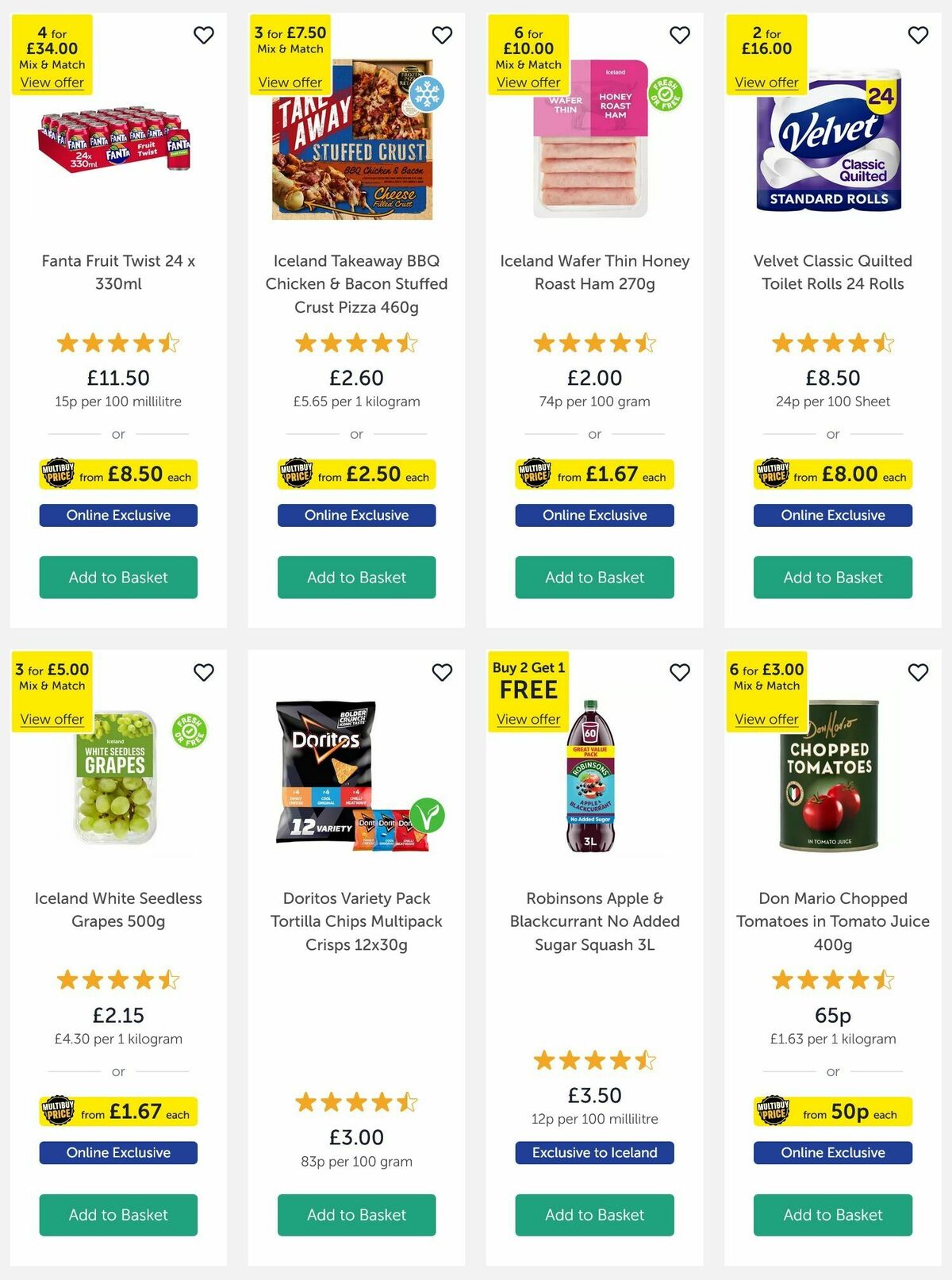 Iceland Offers from 1 August