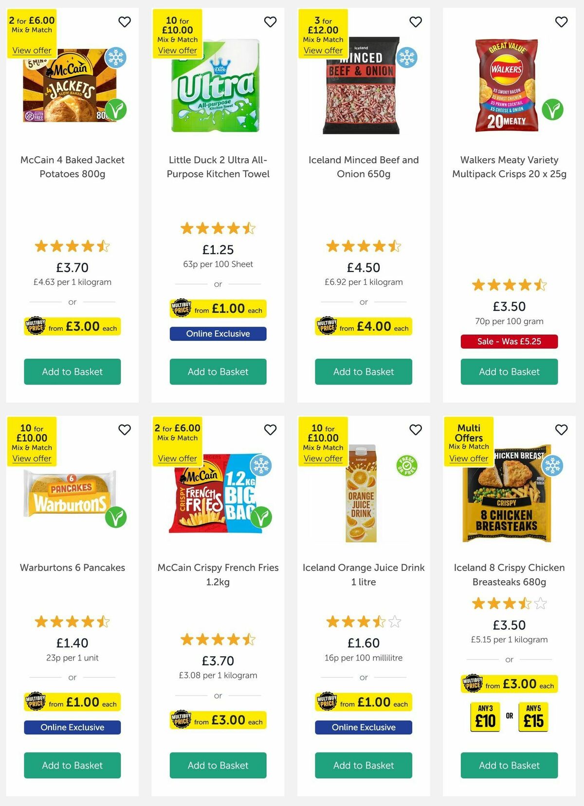 Iceland Offers from 1 August