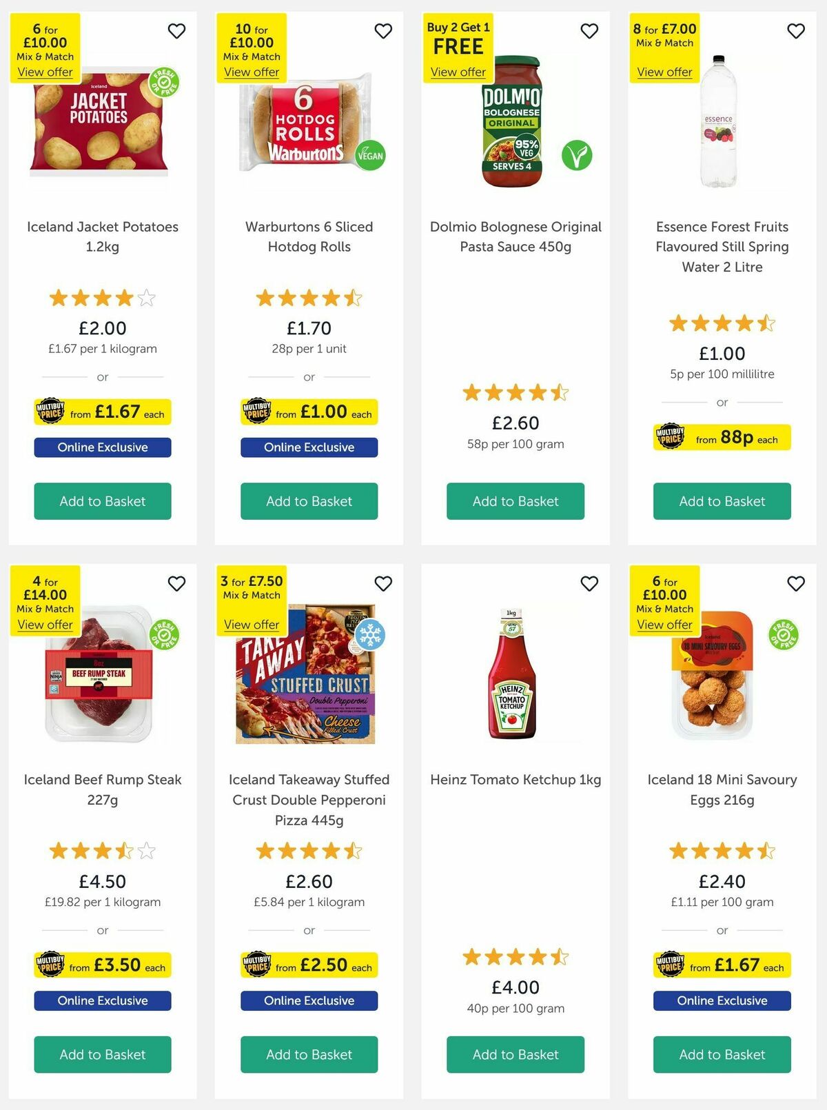 Iceland Offers from 1 August