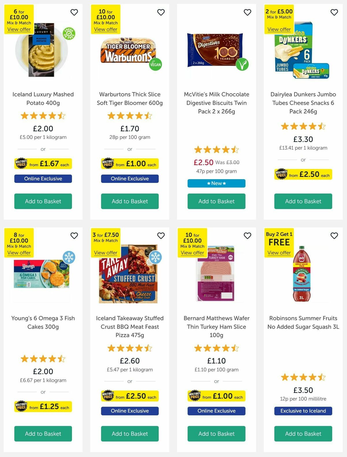 Iceland Offers from 1 August