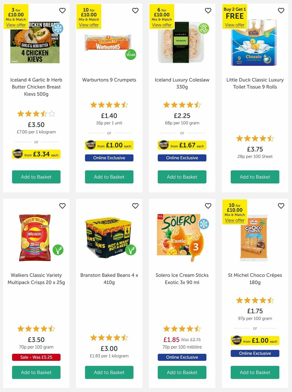 Iceland Offers from 1 August