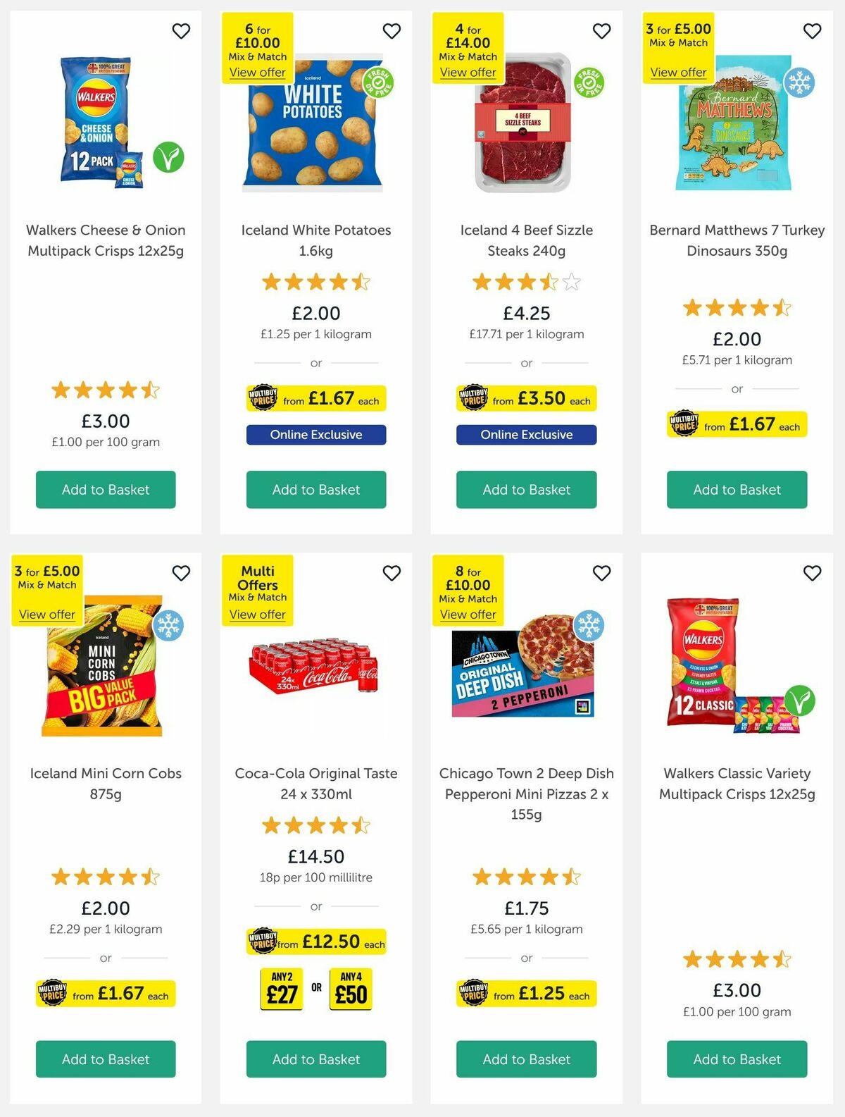 Iceland Offers from 1 August