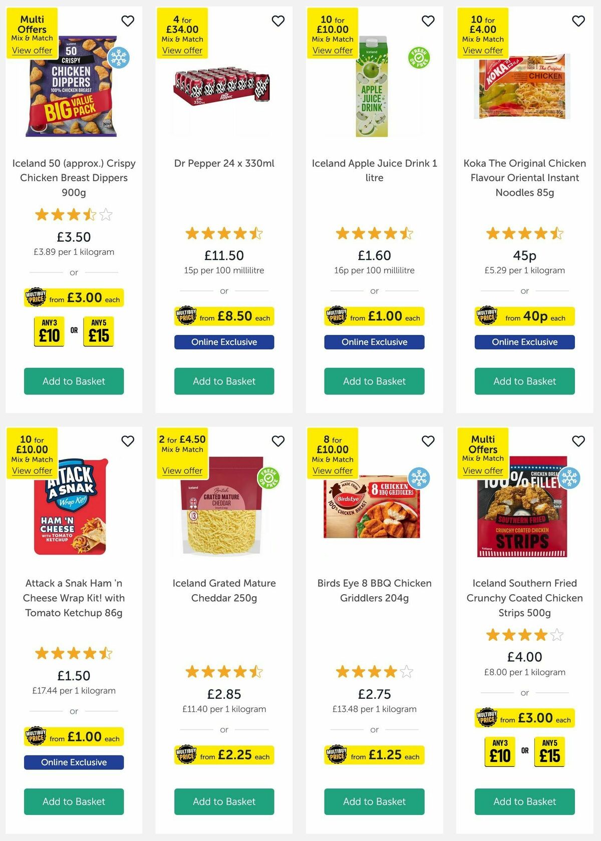 Iceland Offers from 1 August