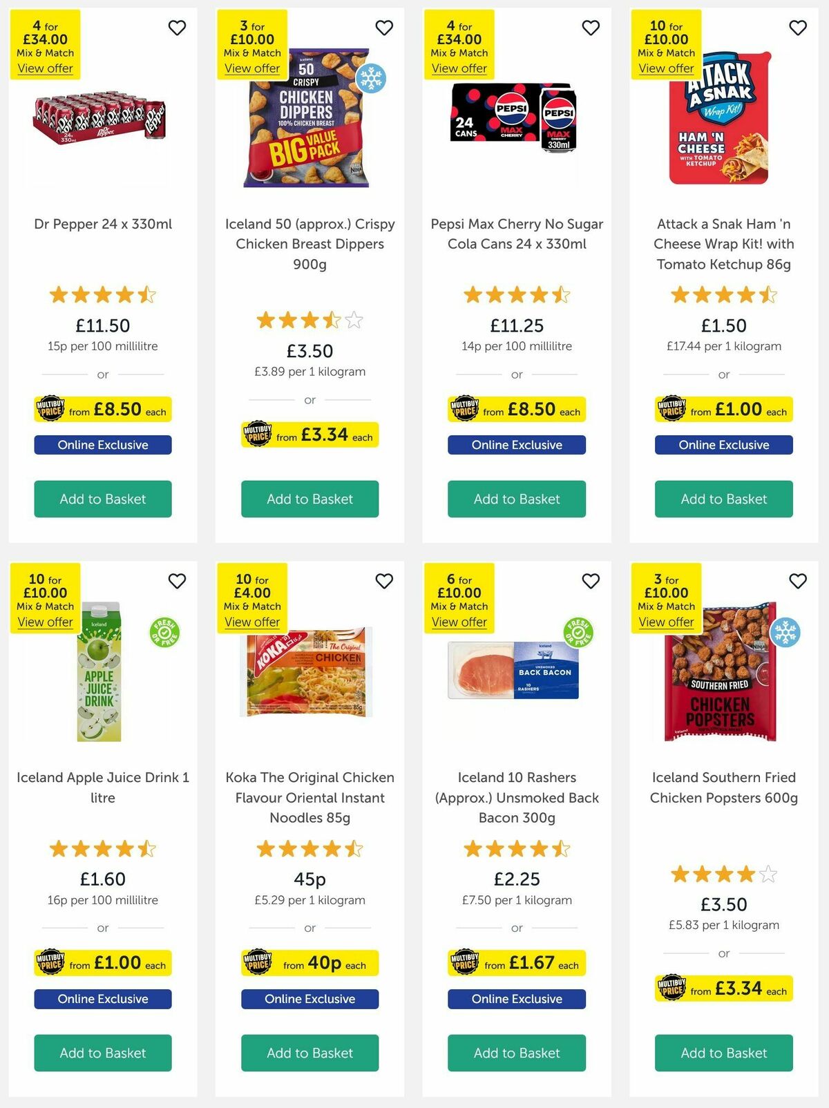 Iceland Offers from 22 August