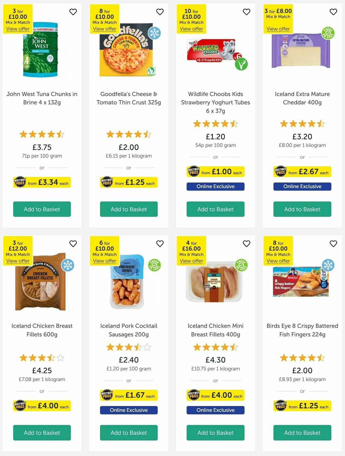 Iceland Offers from 28 August