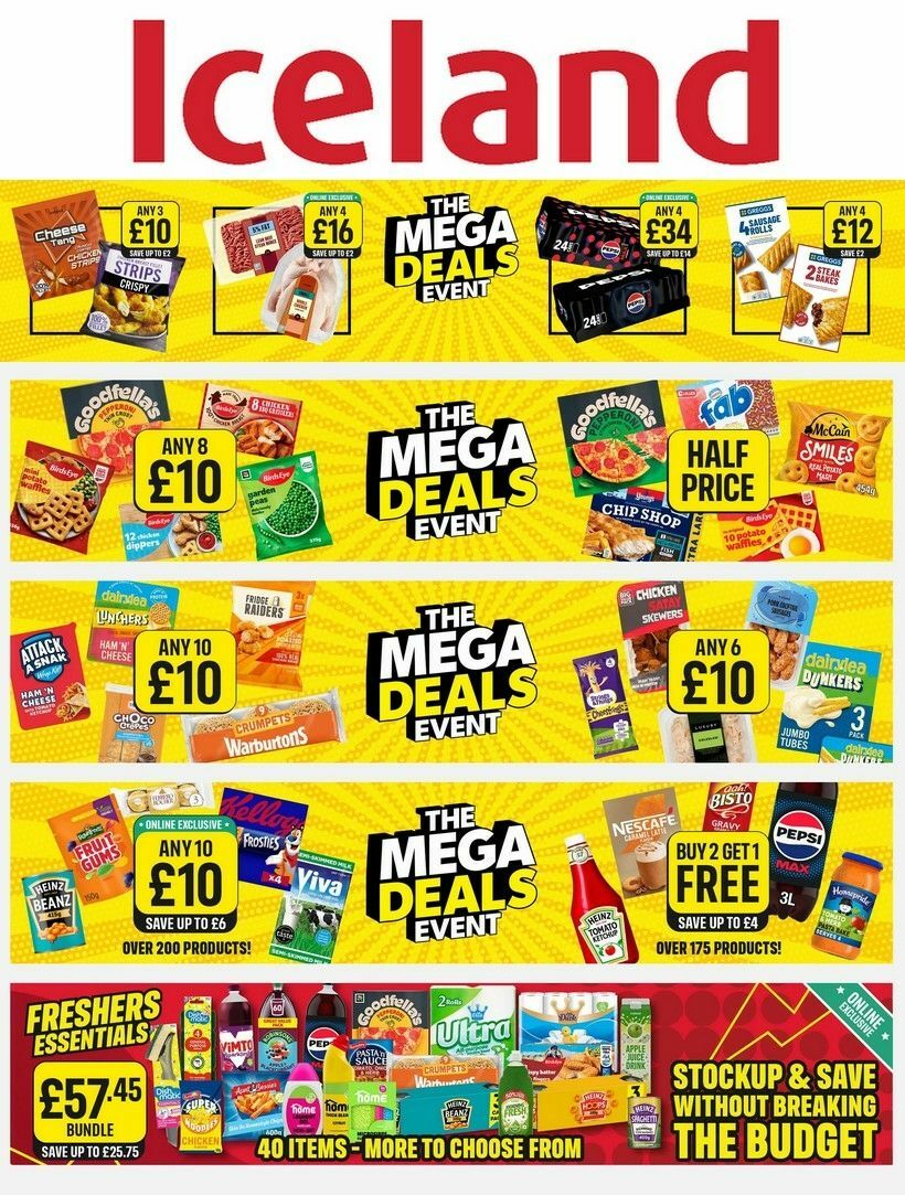 Iceland Offers from 19 September