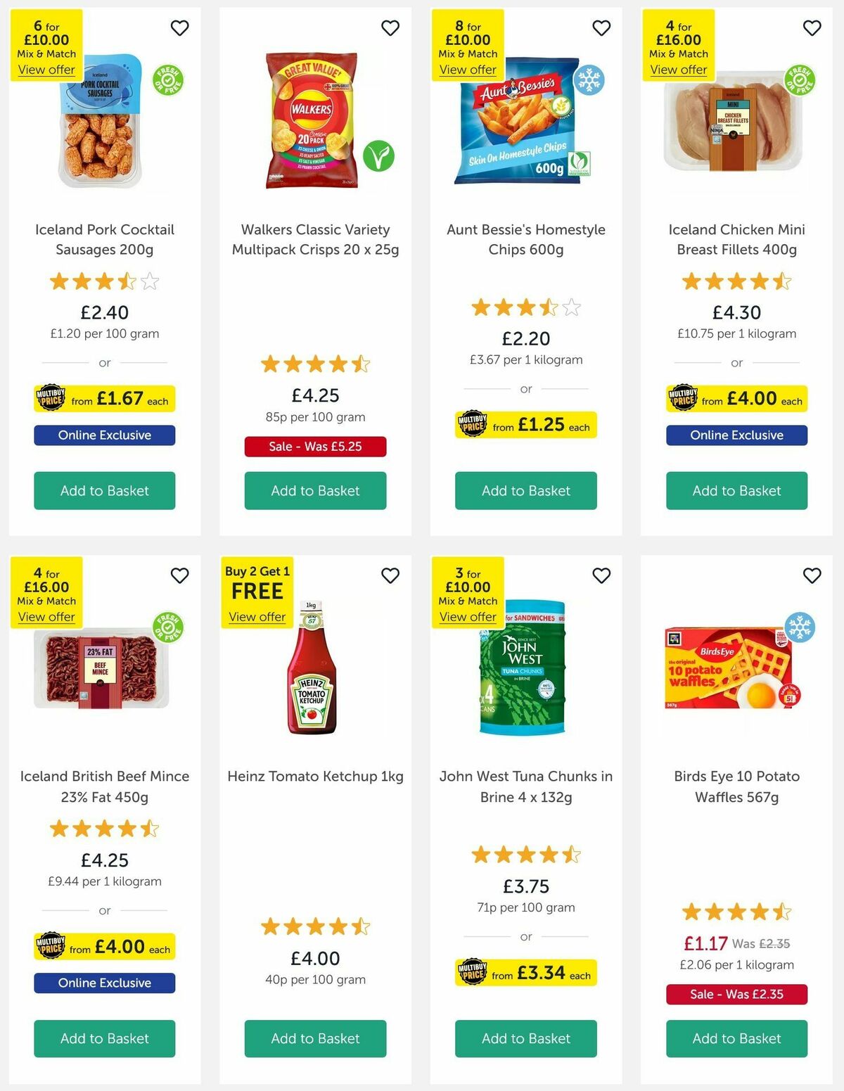 Iceland Offers from 19 September