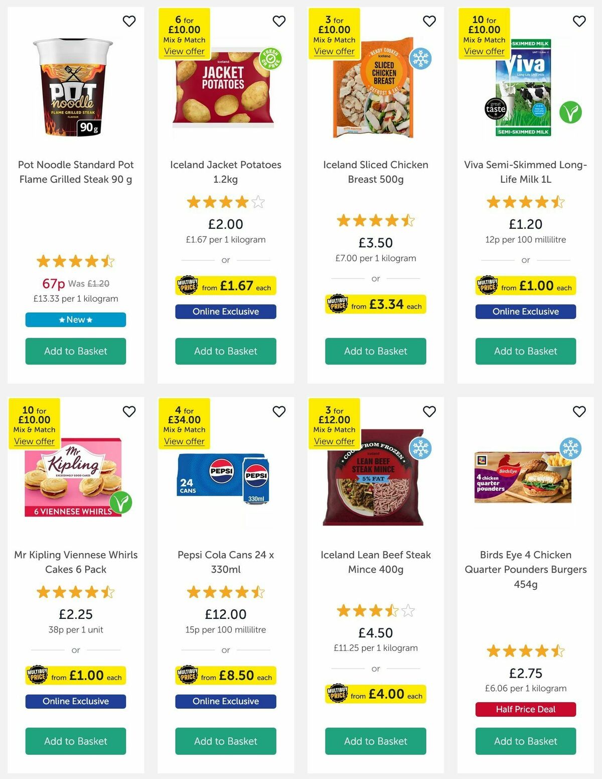 Iceland Offers from 19 September