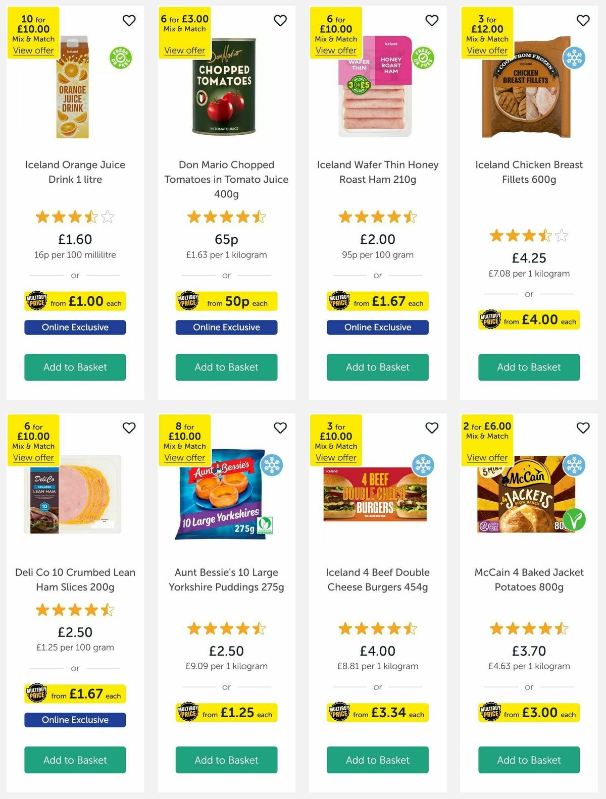 Iceland Offers from 19 September