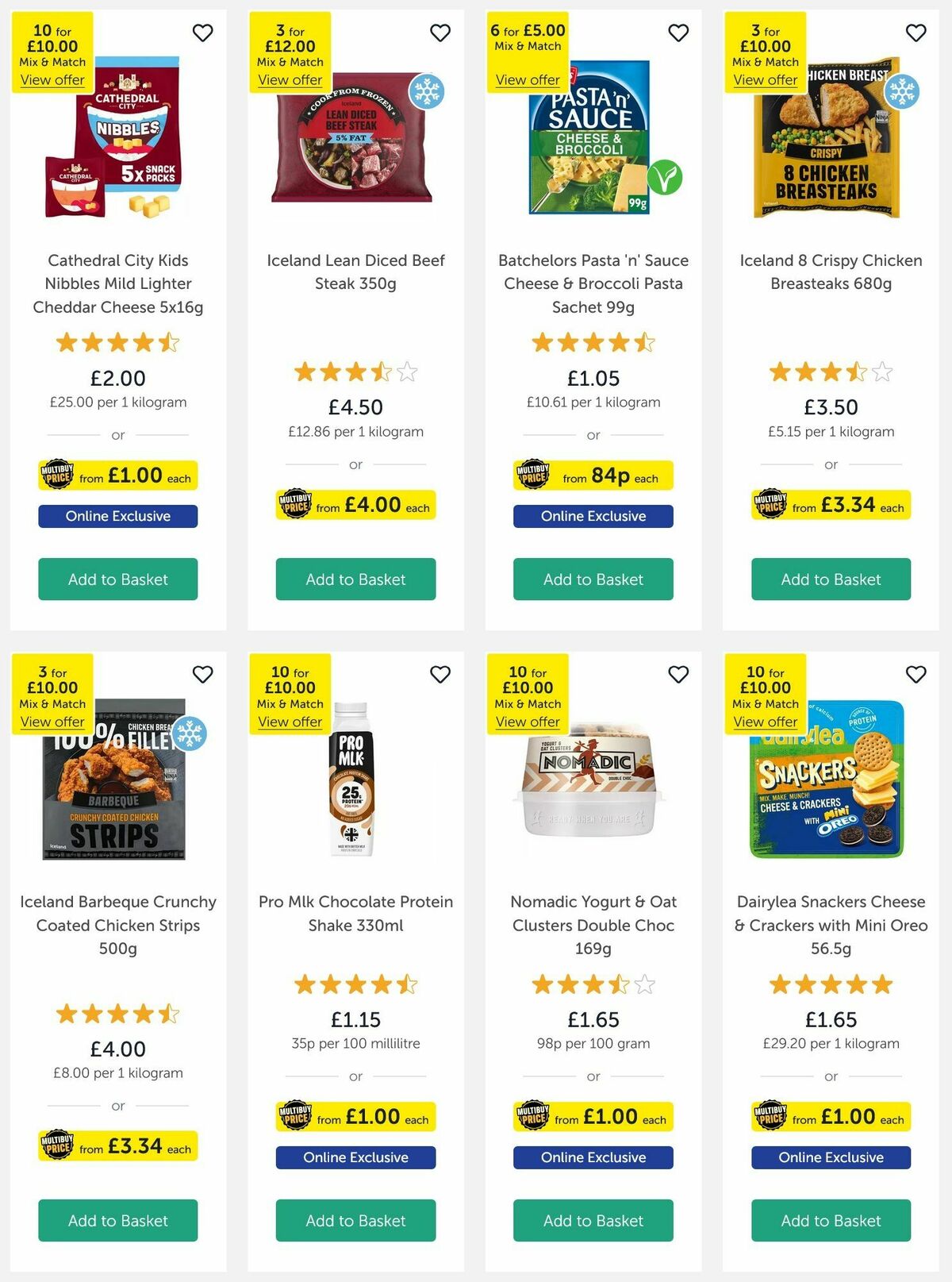 Iceland Offers from 19 September