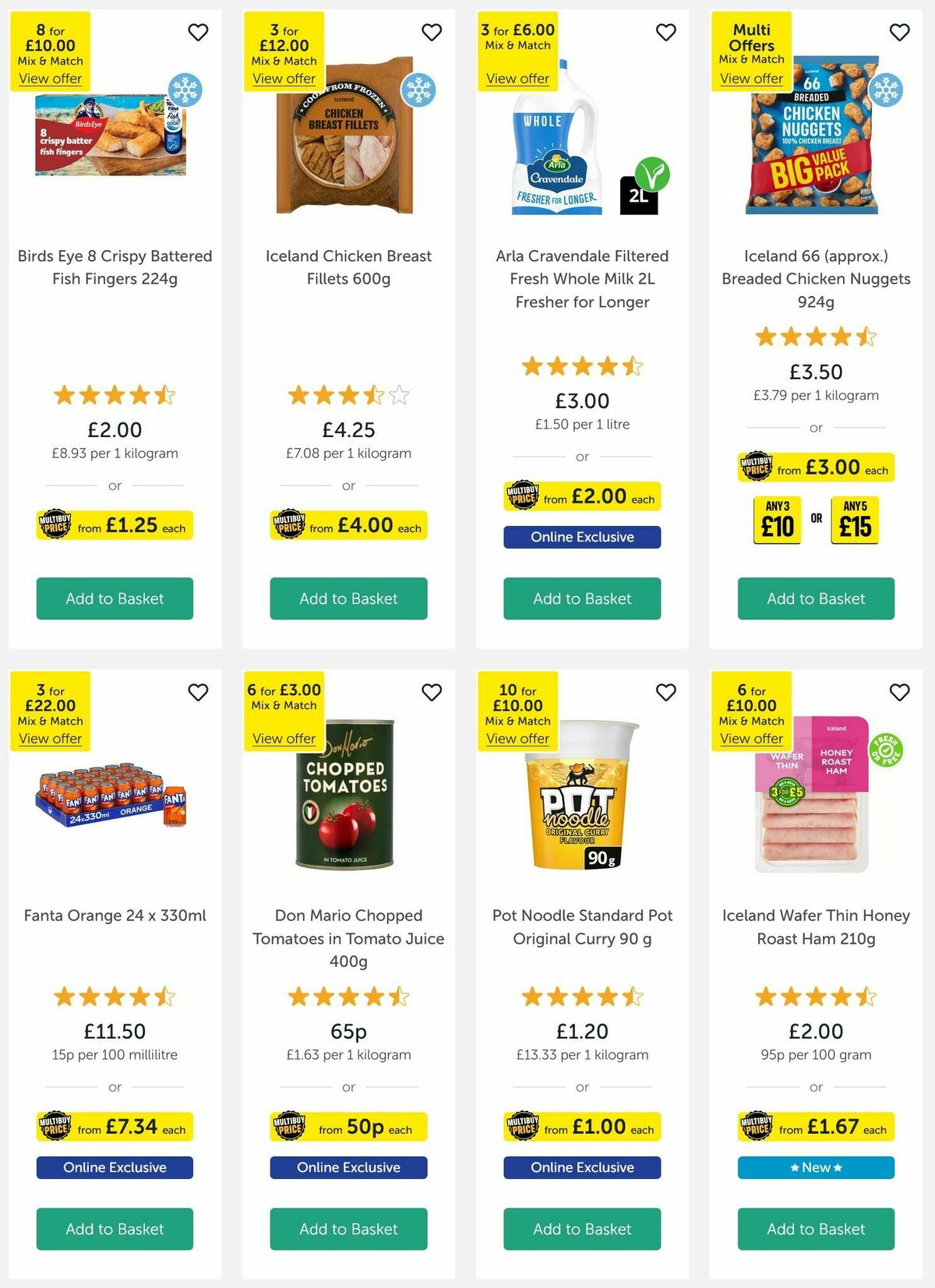 Iceland Offers from 26 September