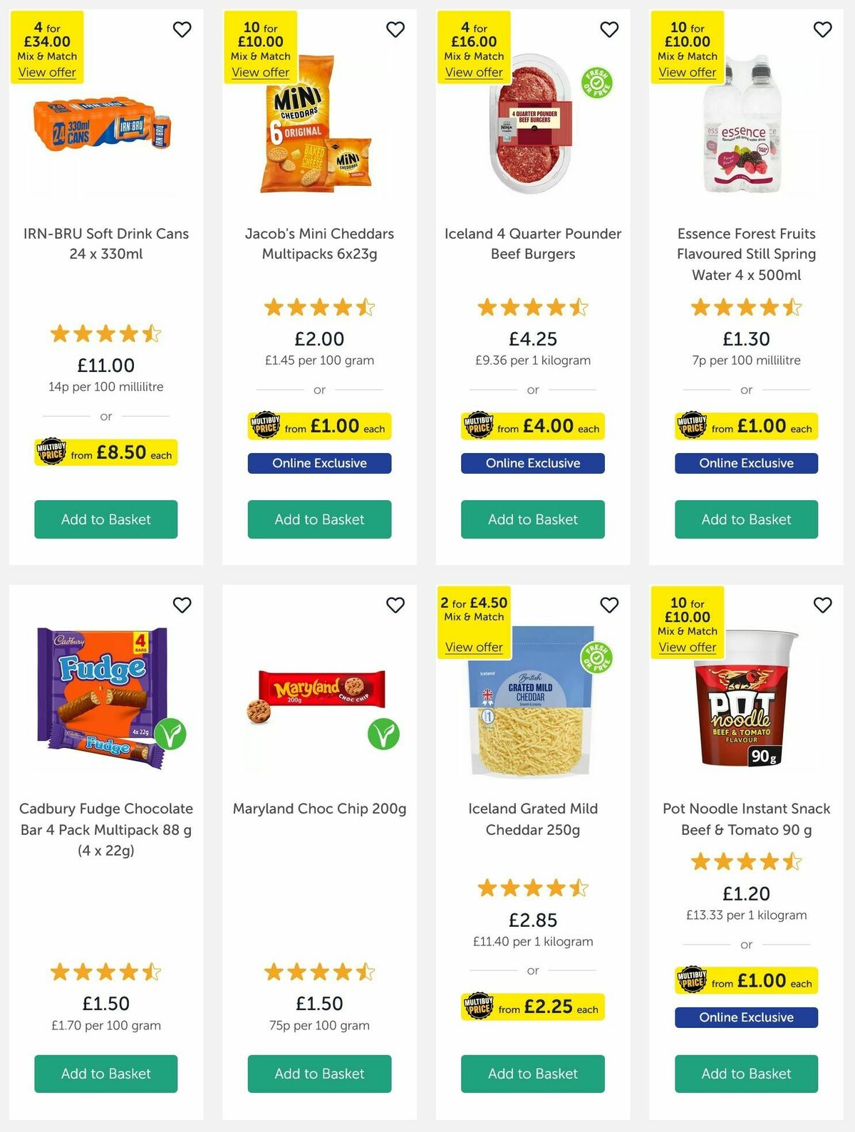 Iceland Offers from 26 September