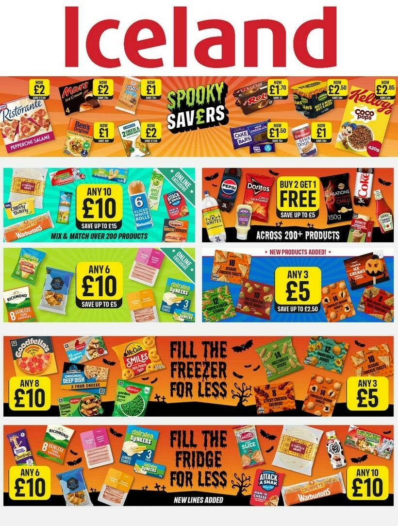 Iceland Offers from 10 October