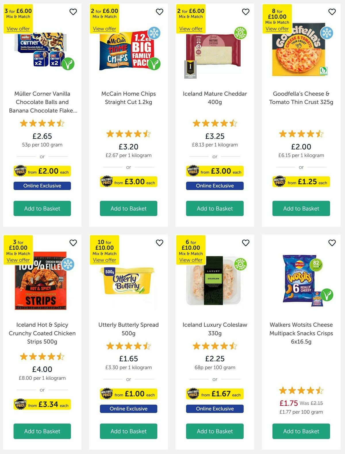 Iceland Offers from 10 October