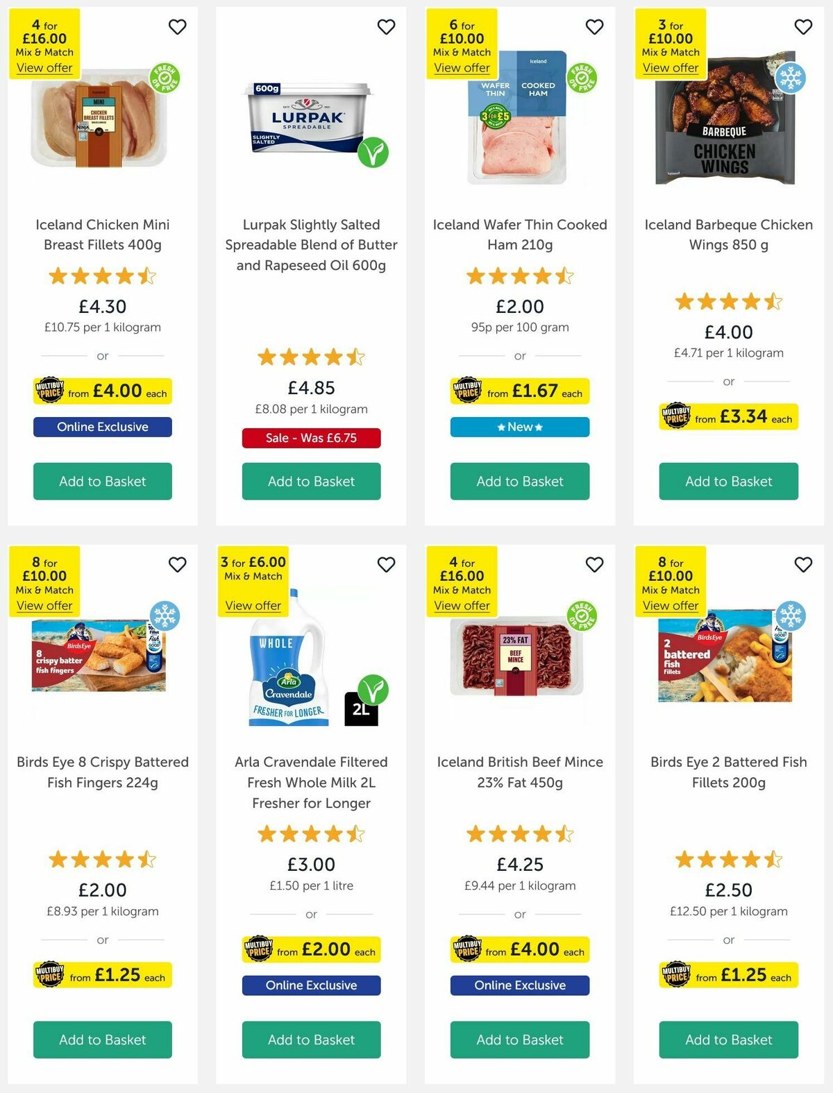 Iceland Offers from 10 October