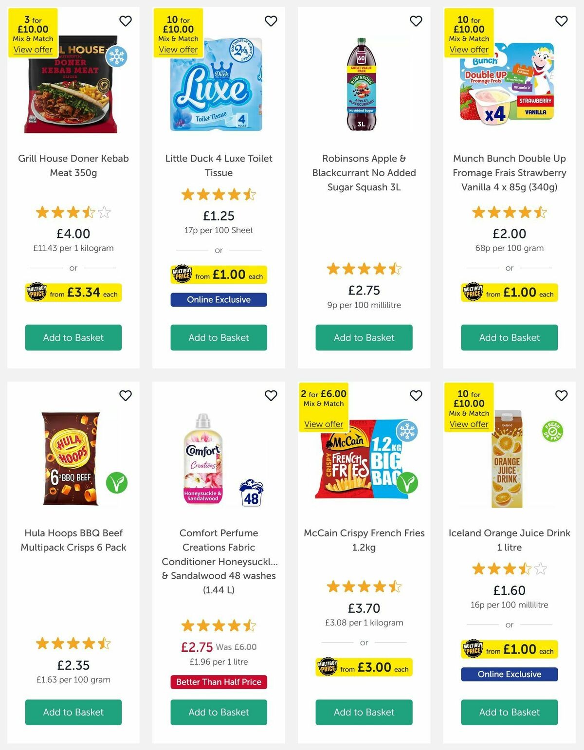 Iceland Offers from 10 October