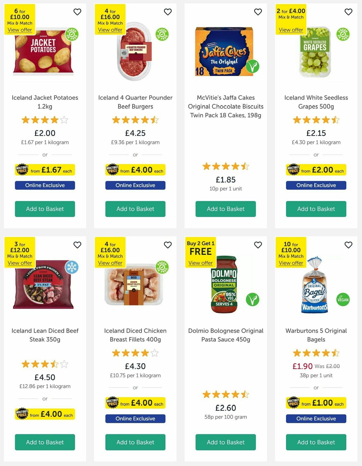 Iceland Offers from 10 October