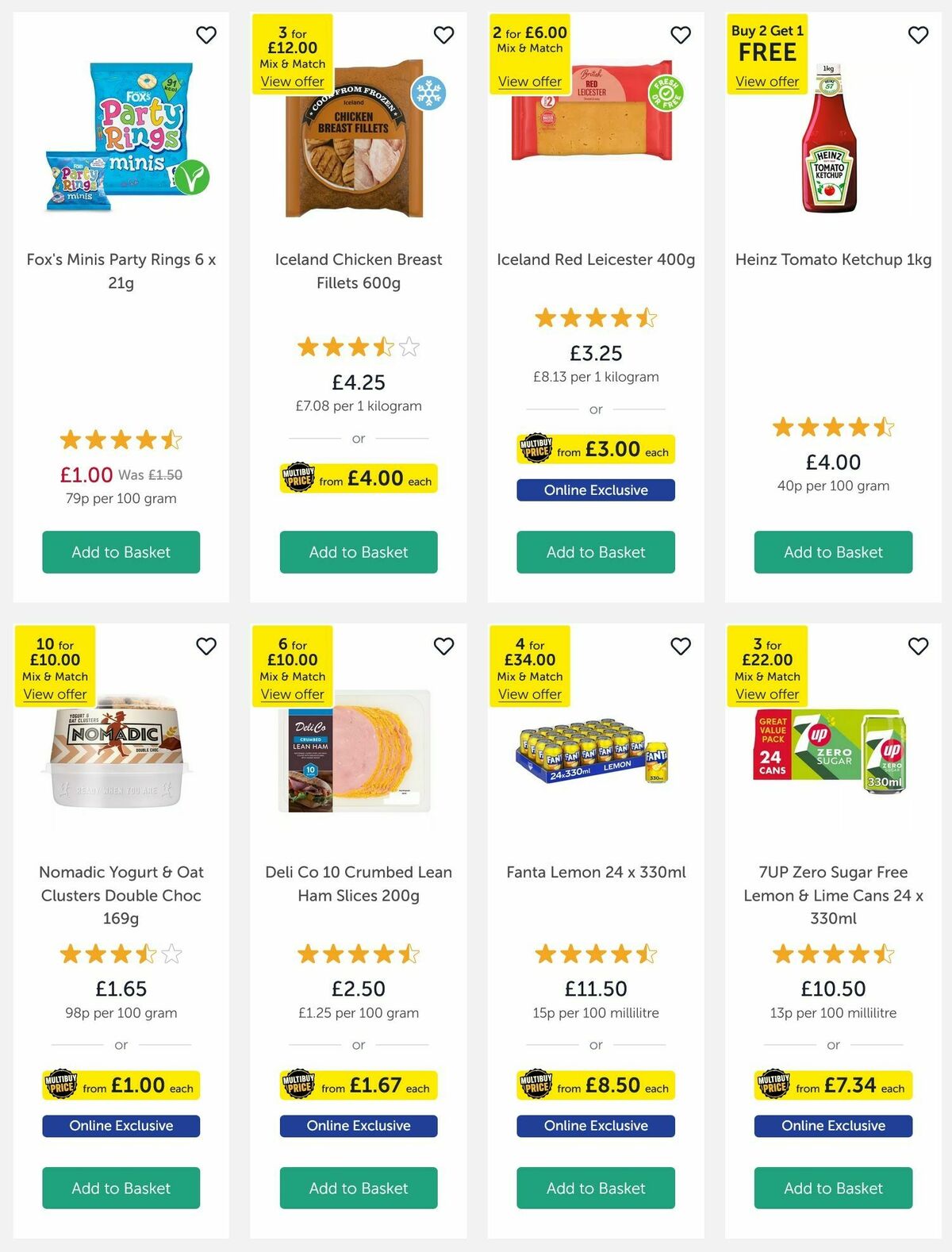 Iceland Offers from 10 October