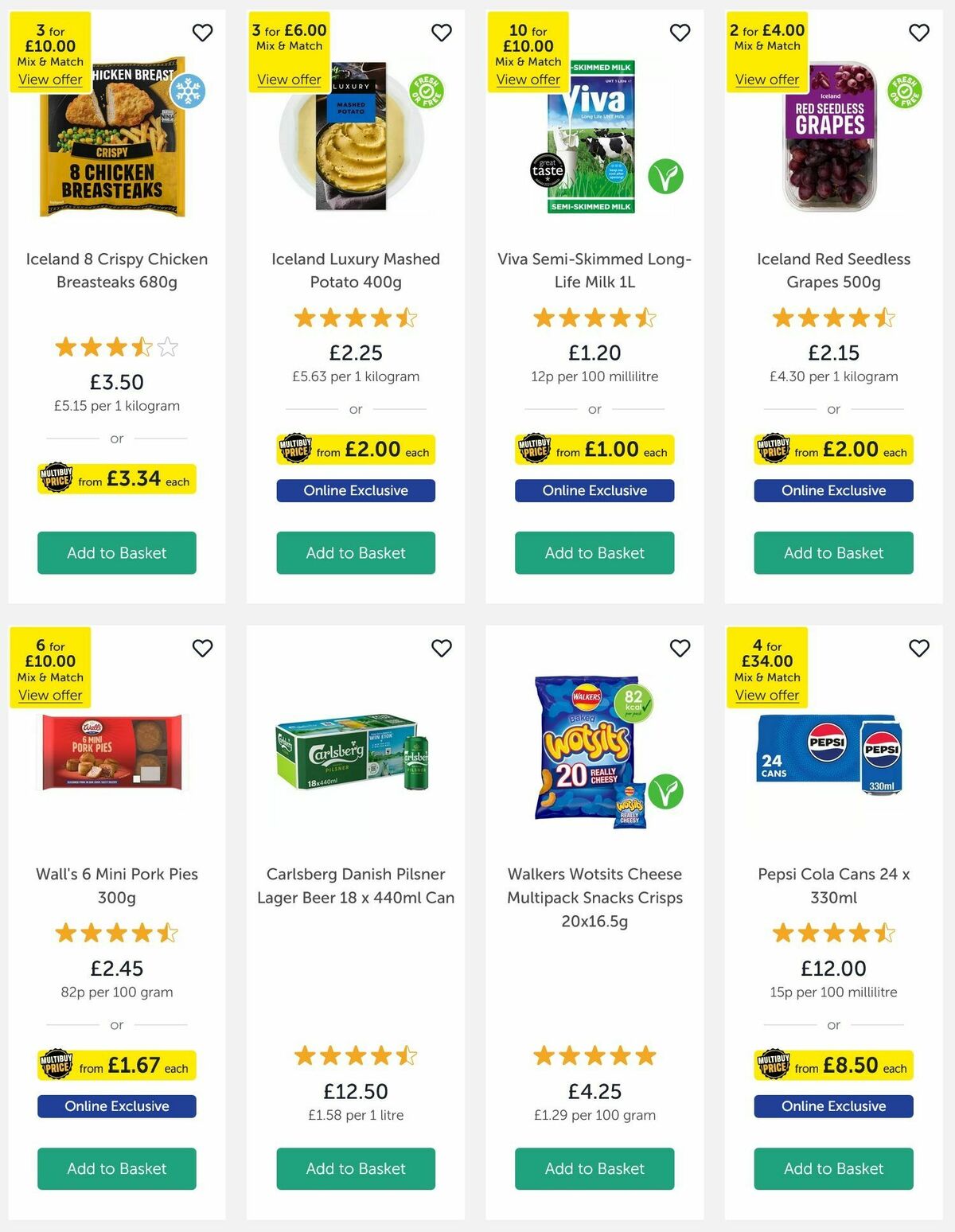 Iceland Offers from 10 October