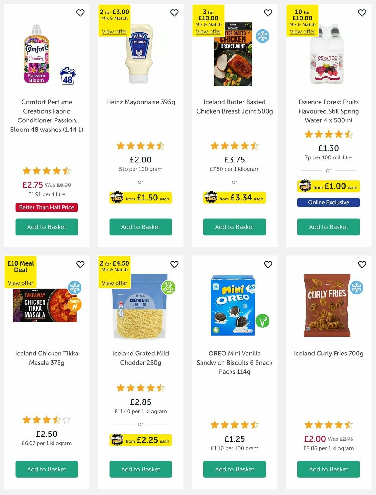 Iceland Offers from 10 October