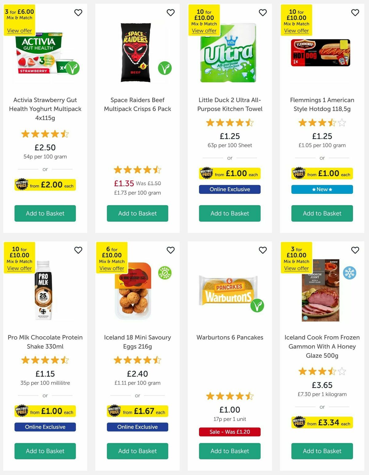 Iceland Offers from 10 October