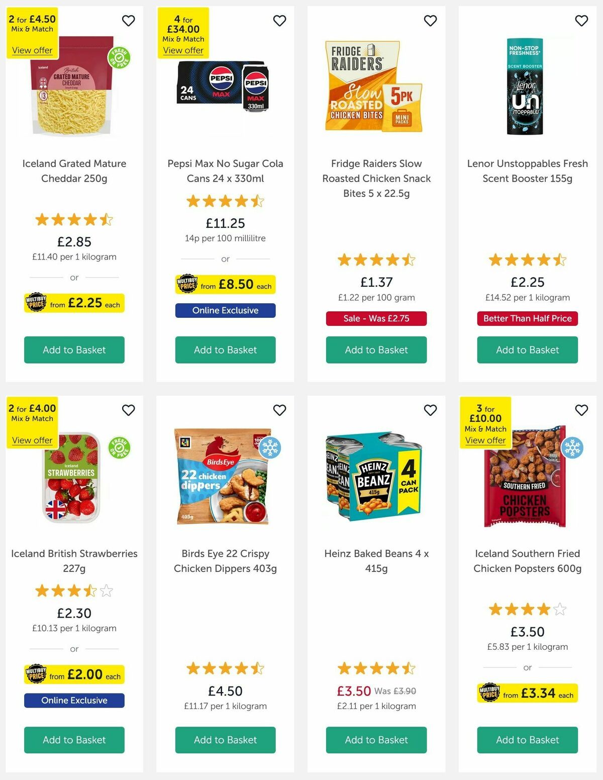 Iceland Offers from 10 October