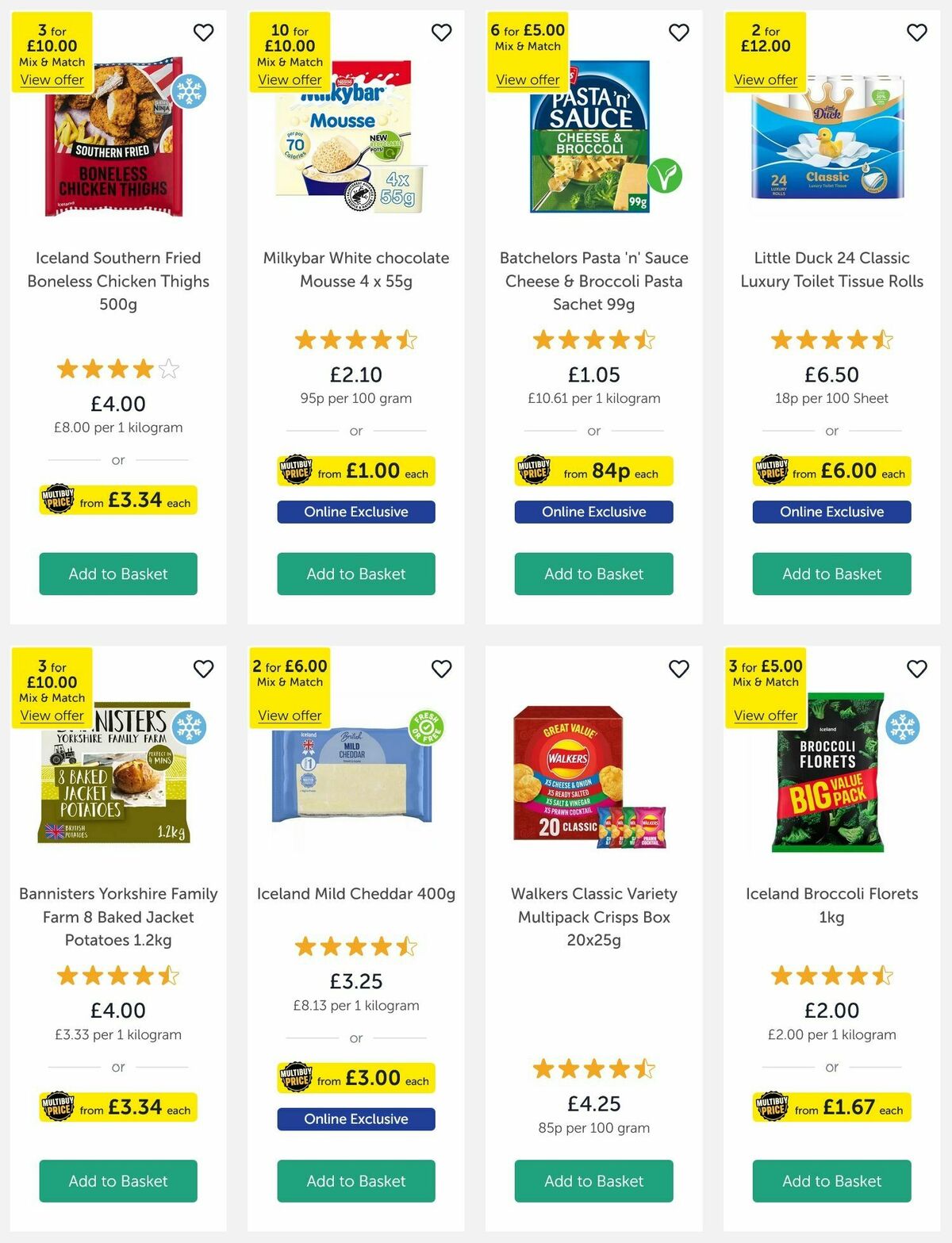 Iceland Offers from 10 October