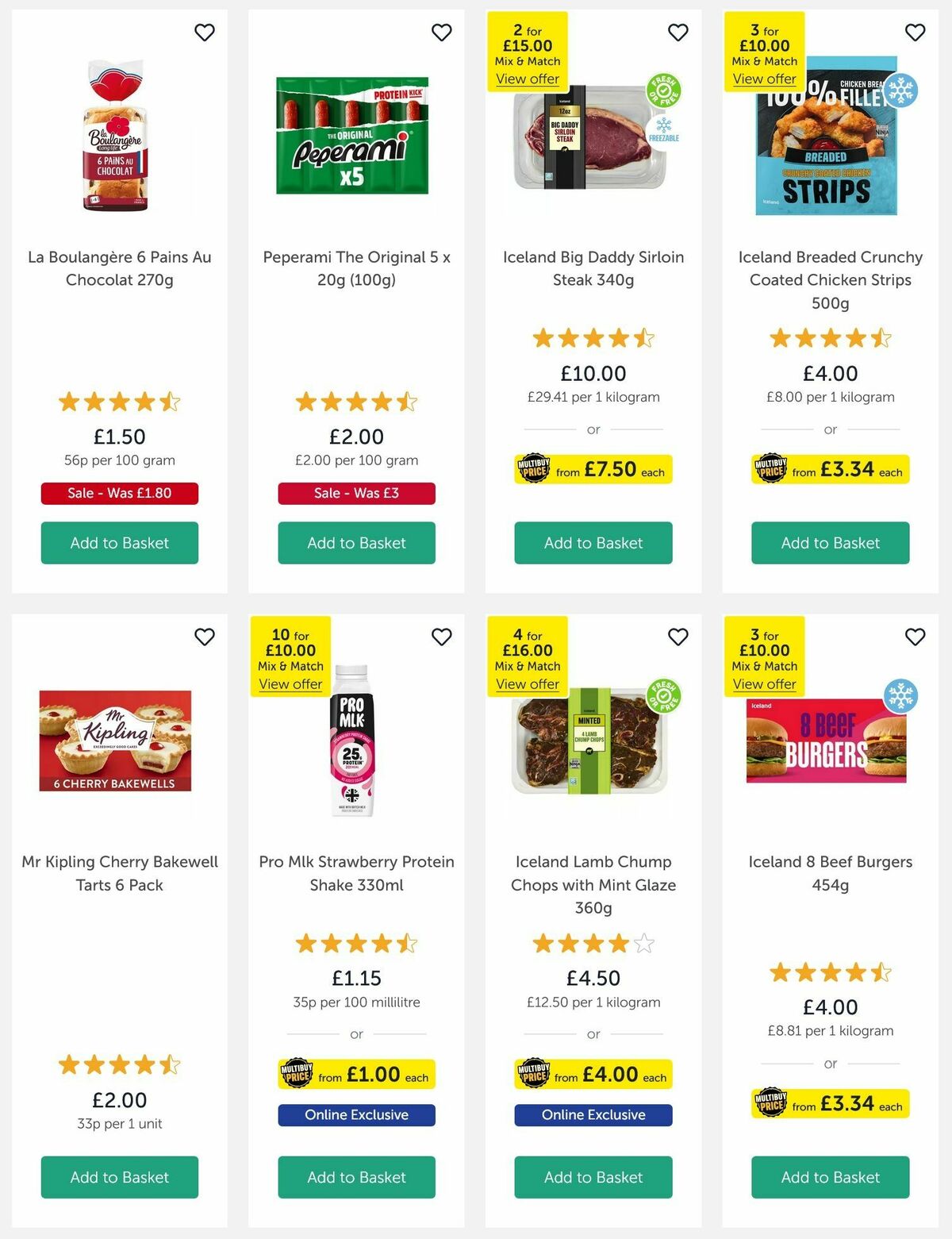 Iceland Offers from 10 October