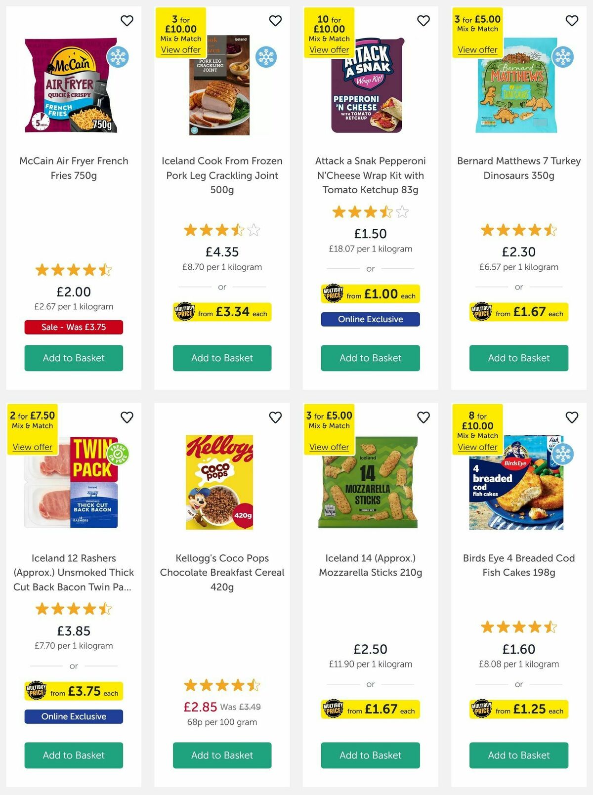 Iceland Offers from 10 October