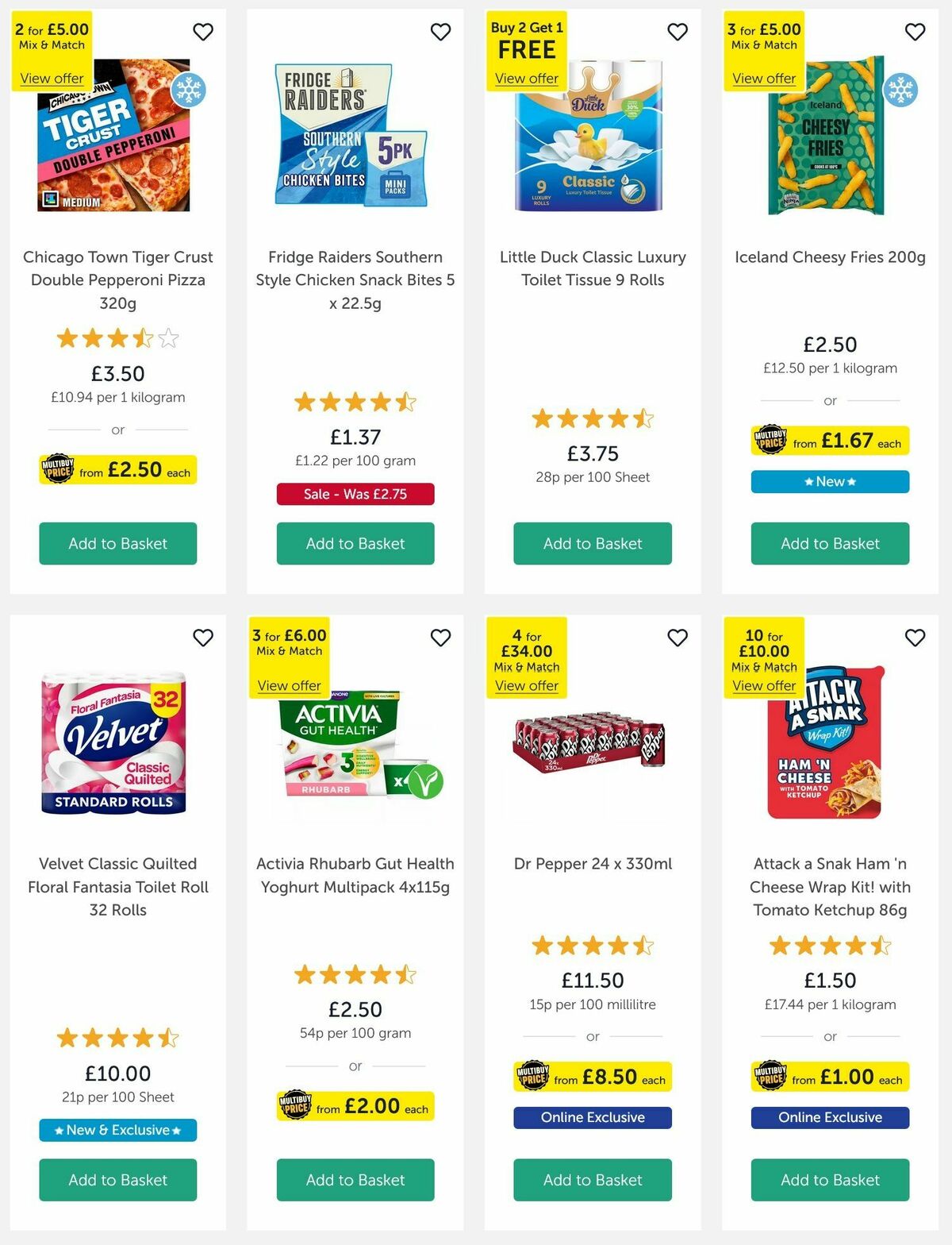 Iceland Offers from 10 October