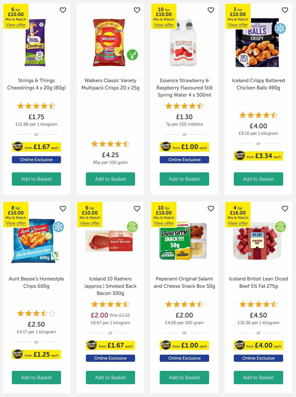 Iceland Offers from 10 October