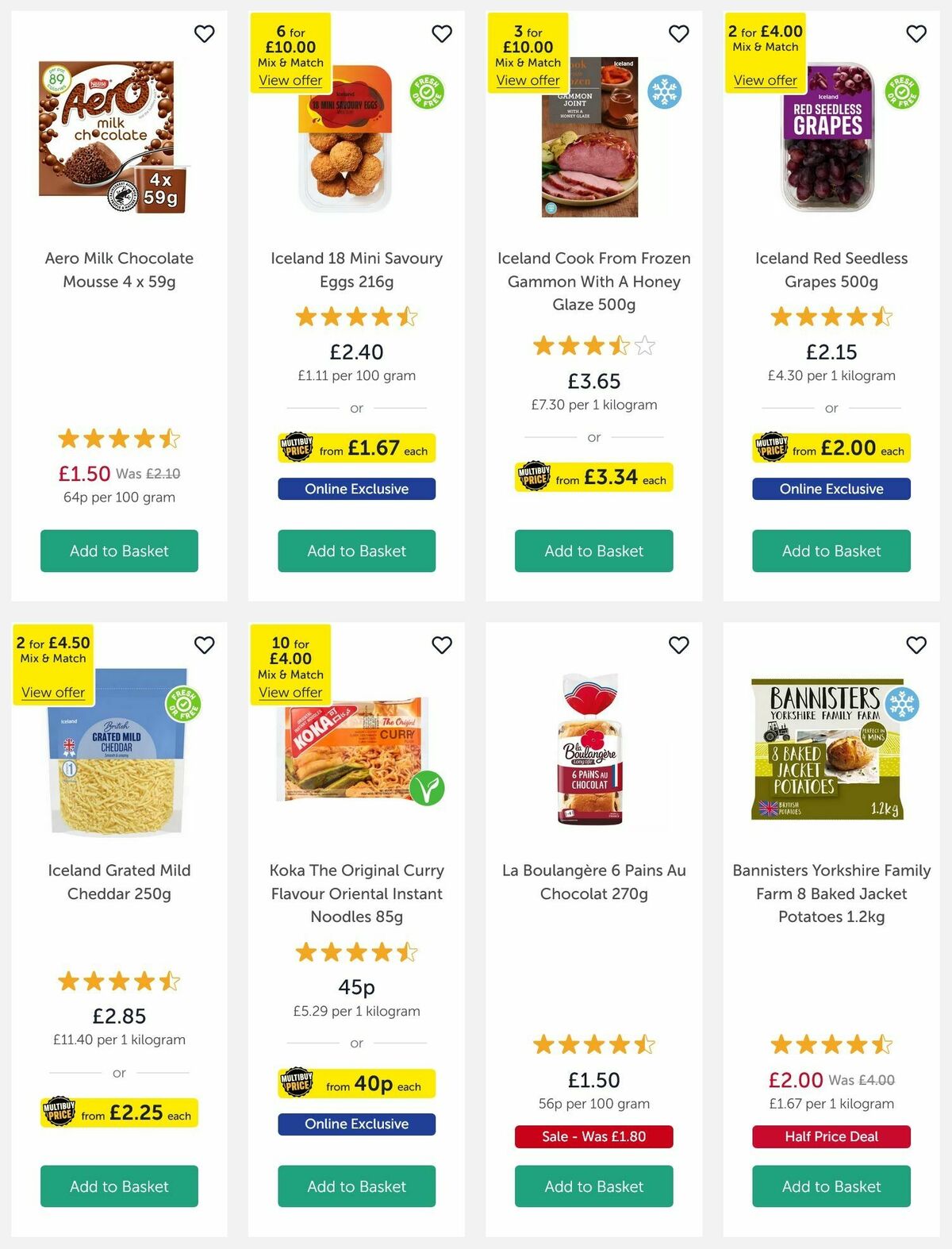 Iceland Offers from 23 October