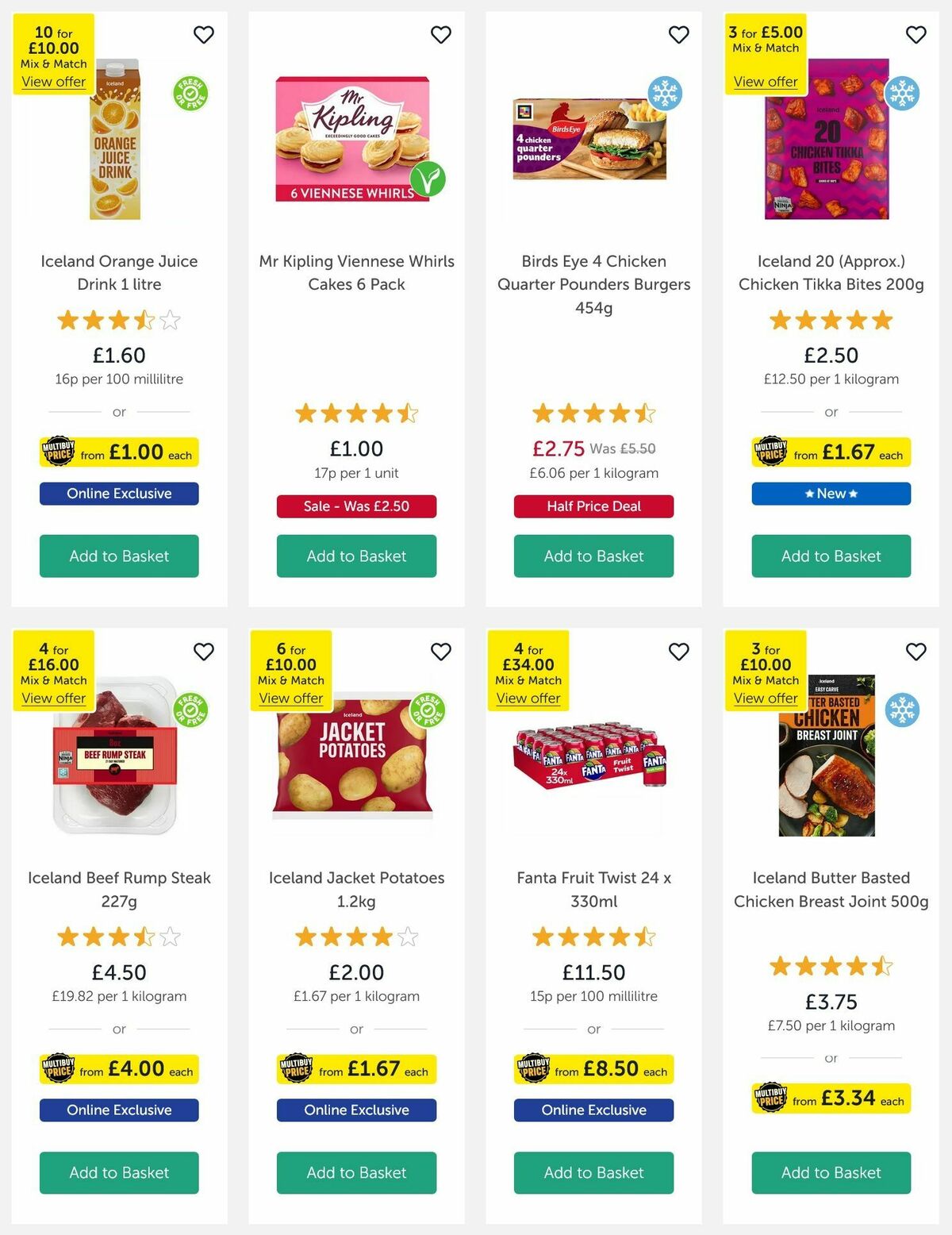 Iceland Offers from 1 November